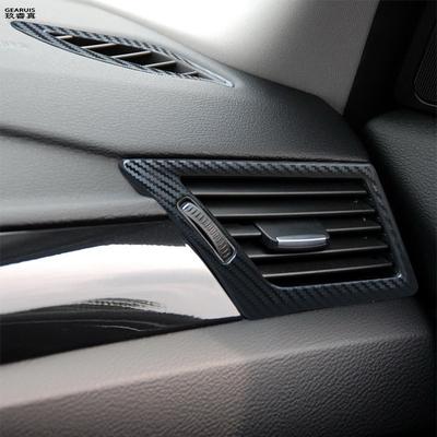 Voor BMW X1 E84 2010-2015 Auto Styling Voorste Centrale Bedieningspaneel Dashboard Lucht AC Ventiel Frame Cover Stickers Trim