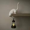 Cute Cat Key Holder 3D Printed Cat Figurine Kitty Paw Key Hanger for Wall Shelf Entryway Tabletop Decor