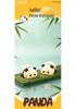 Panda Night Light: Soft Silicone Flower Lamp for Eye Protection - Perfect for Bedroom, Desk, or as a Children's Toy Gift.