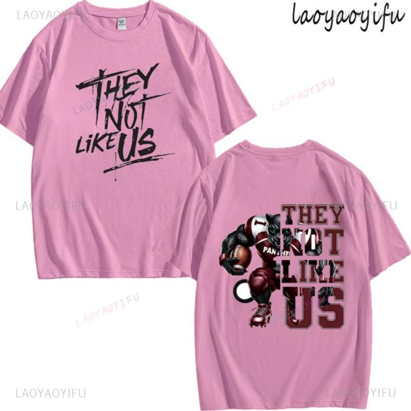 They Not Like Us Theme Print Tshirt Mens Womens Fashion 100Cotton Short Sleeve ONeck Breathable Tee Summer Casual Tops