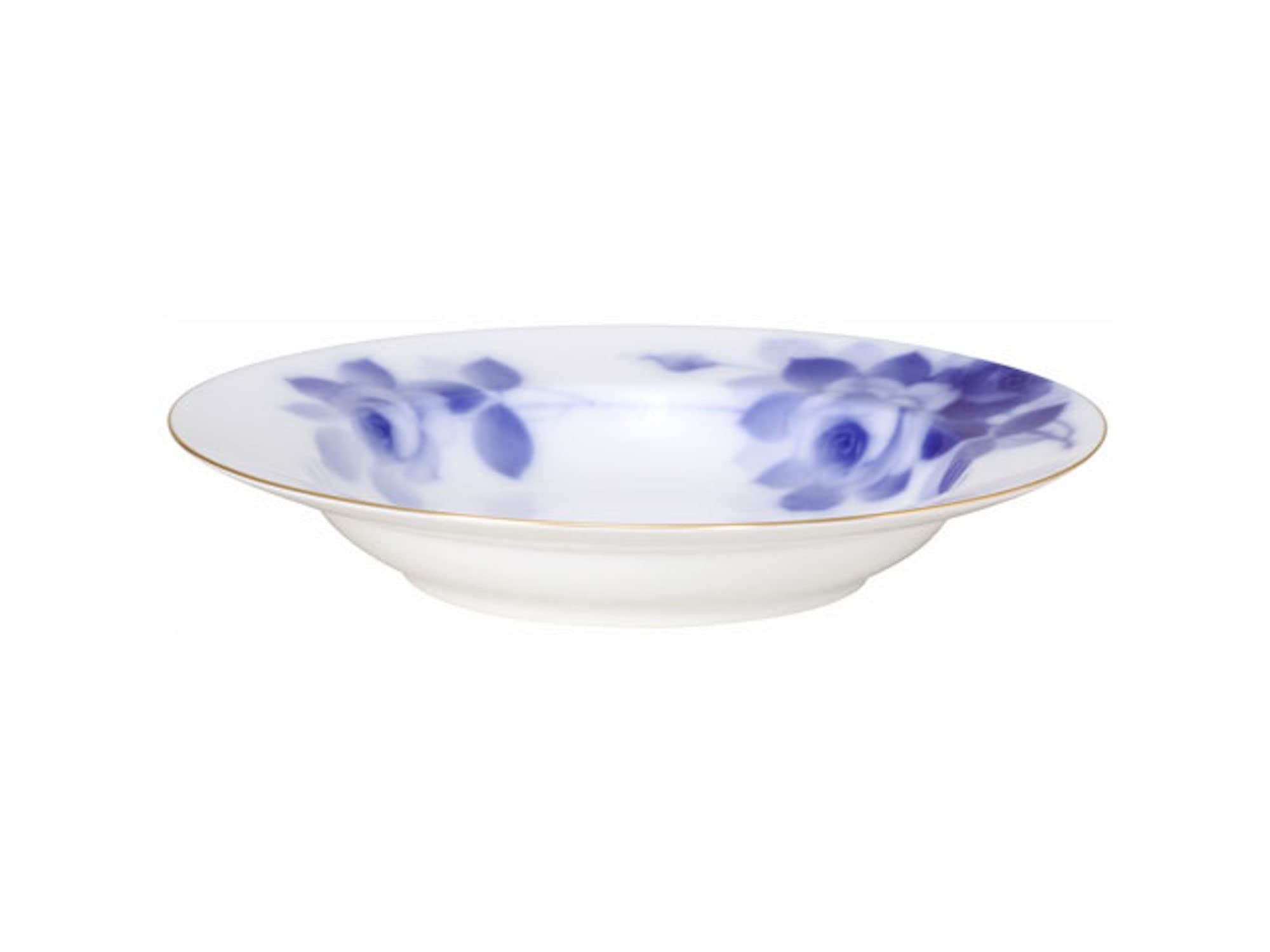 

Okura Toen Blue Rose 22cm soup plate (8011) 12H/8011-A