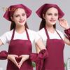 Triangle Head Scarf Women Hair Bandana Waiter Work Headscarf for Kitchen Restaurant Female Chef Cap for Bakers Baristas Cleaners