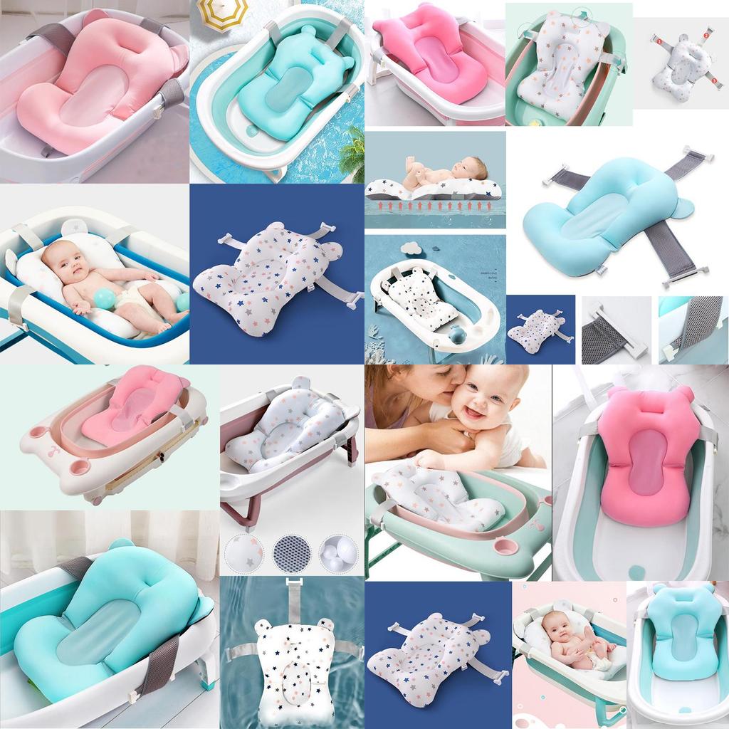 Premium Baby Bath Support Mat For Newborns With Comfortable Anti-slip Cushioning