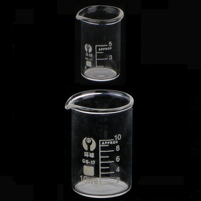 5-ml-Laborglasbecher aus Borosilikat