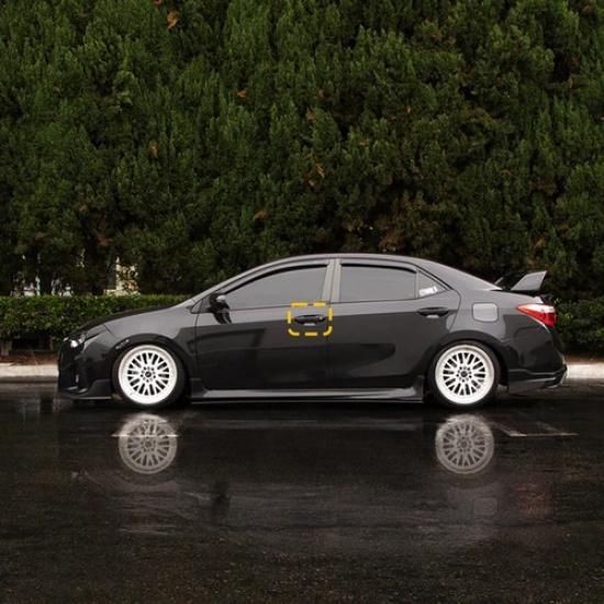 Door Exterior Handle For Toyota Corolla LH Front Smooth Black Plastic 6921802904