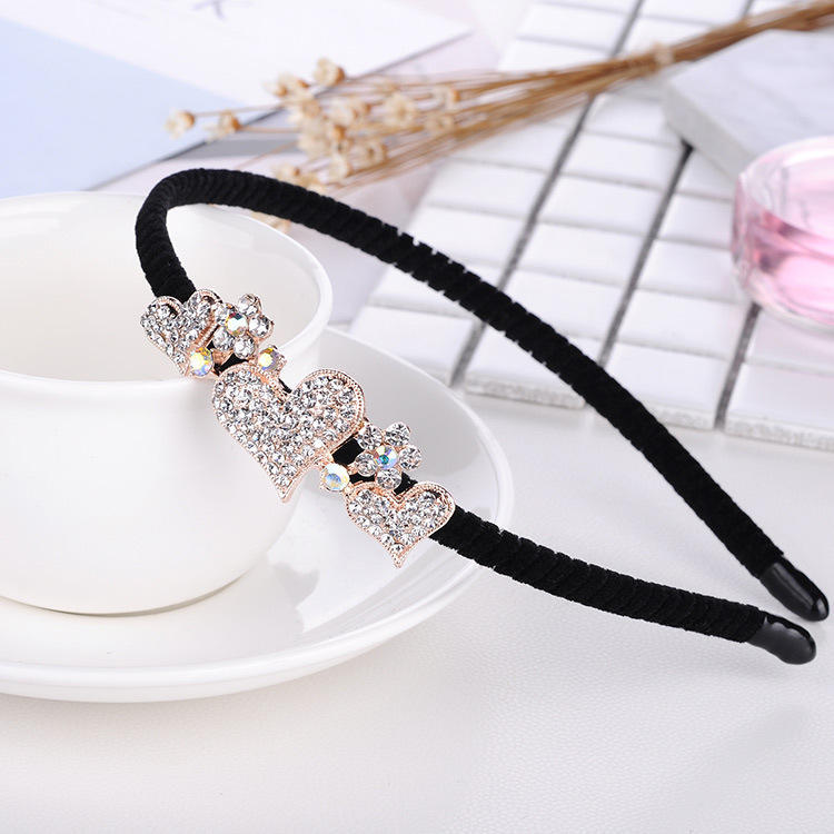 Girl Fashion Jewelry Diamond Hoop New Hair Hoop