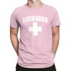 Funny Lifeguard T-Shirts Round Collar Cotton T Shirt Red Lifeguarding Unisex Uniform Tee Gift T-shirt Lightweight & Breathable for Cool Summer Outfits