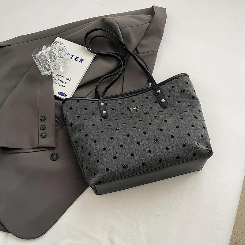 Neue modische Schulter-Umhängetasche mit großem Fassungsvermögen für Damen, Tragetasche, Koreanische Version der Trendtasche