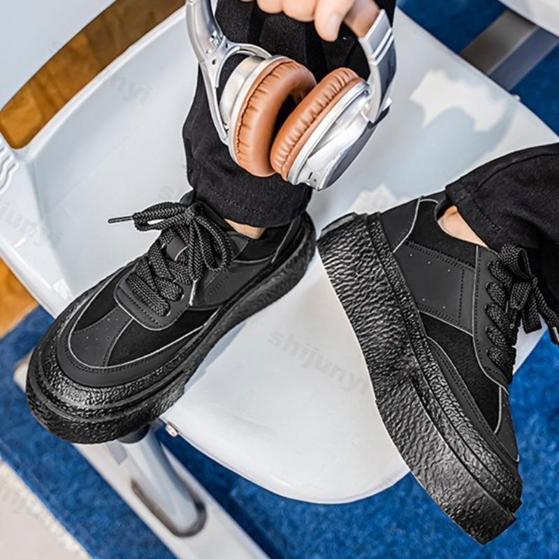 Fashion Men's Mesh Breathable Thick Soled Casual Sport Shoes 2025 Autumn New Low Top Comfortable Fashion Trend Versatile Chunky sneakers