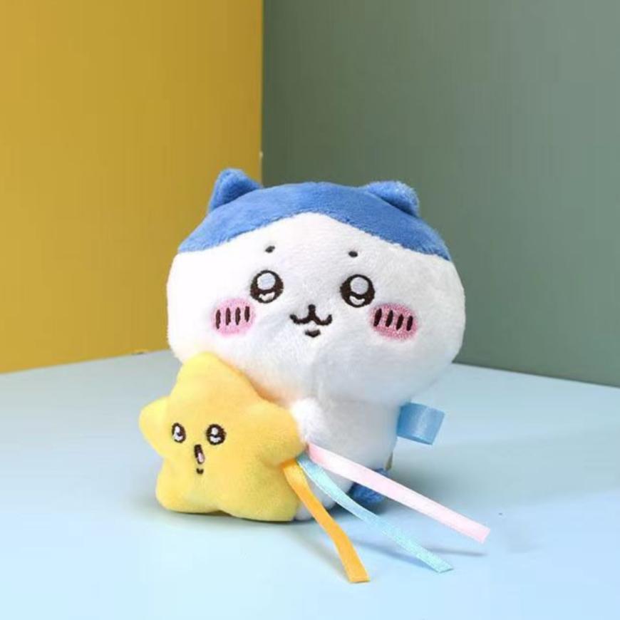 Cute Japanese Kawaii Chiikawa Usaki Selfdeprecat Bear Pendant Plush Toy Doll Cute Bear Schoolbag Hanging Cartoon Rabbit Keychain Gift