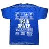 Funny Train Driver Job Profession T Shirts Graphic Cotton Streetwear Short Sleeve O-Neck Harajuku Hip Hop T-shirt Mens Clothing