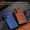 AZNS For Xiaomi Redmi Note 13 Pro 5G/Poco X6 5G Phone Case PU Leather Coated TPU Anti-fall Cover