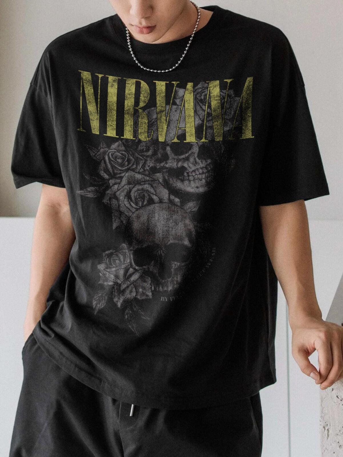 26 Oversize NIRVANA T-Shirt | organic NIRVANA t-shirt for men- Unisex T-Shirt XXXXL