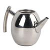 Edelstahl Teekanne Kaffeekanne Wasserkocher Mit Filter Große Kapazität(1L)