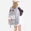 Wasserdichter Japanischer Schlichter Schülerrucksack mit Großer Kapazität Koreanischer Rucksack Mädchen Niedlicher Vielseitiger Rucksack