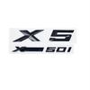 ABS 3d New Style XDrive Alphanumeric Trunk Emblem Sticker for BMW X5 - 28i 30i 35i 40i 48i 50i 30d All-Wheel Drive Badge Yi2