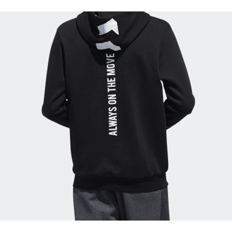Adidas Neo Sweatshirts Men's Black Hooded Moderate Regular DW8182