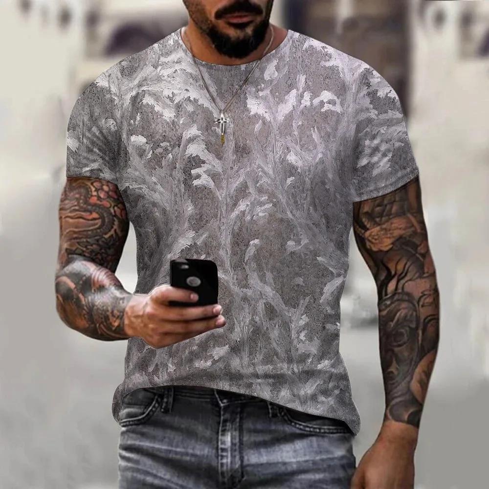 

Fashion Originality Summer Men Casual Oversized T Shirt Personality Trend Leisure Street Style Printed Short Sleeve Tees Tops 6XL