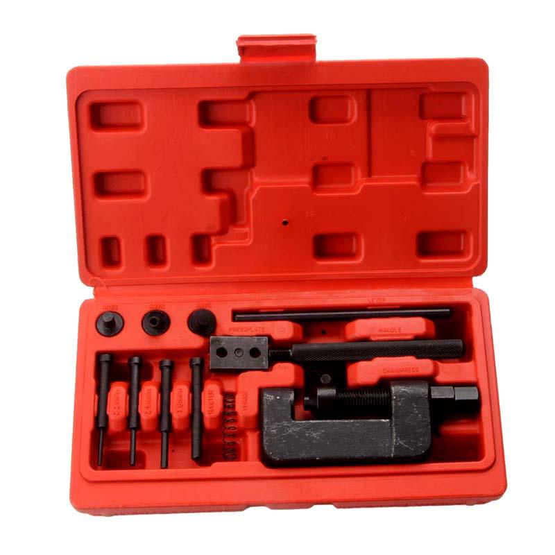 Bicycle and Motorcycle Chain Breaker Tool Timing Chain Remover (Red Box)