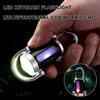 Rechargeable LED Keychain Flashlight Unique Car Pendant Hanging Ornament Fast Charging COB Work Light Camping Supply With Cable