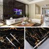 PVC Thickened Waterproof And Oil-proof Marble Wallpaper Self-adhesive Sticker Bathroom Cabinet Cooktop Desktop Decorative Film
