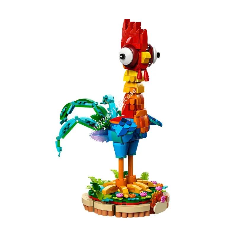 566 Teile Berühmter Film Moana: Heihei Hahn Modell Moc Bausteine Steine Diy Kreativer Zusammenbau Pädagogisches Spielzeug Kindergeschenk