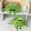 1 Stück Schreibtisch-Organizer Frosch mit großem Maul Stifttasche Große Kapazität Kosmetiktasche Federmäppchen Plüsch Reißverschluss Schreibwarenbeutel Schule Büro