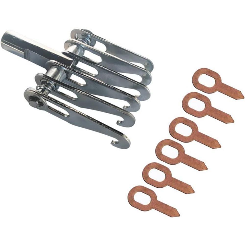 Auto Dellenreparaturwerkzeug, Klauenhakenwerkzeuge Metall 6 Klauenhaken Reparaturmaschinenzubehör Schiebehammer Gruben Ausziehstange Punktschweißen Dellenreparatur