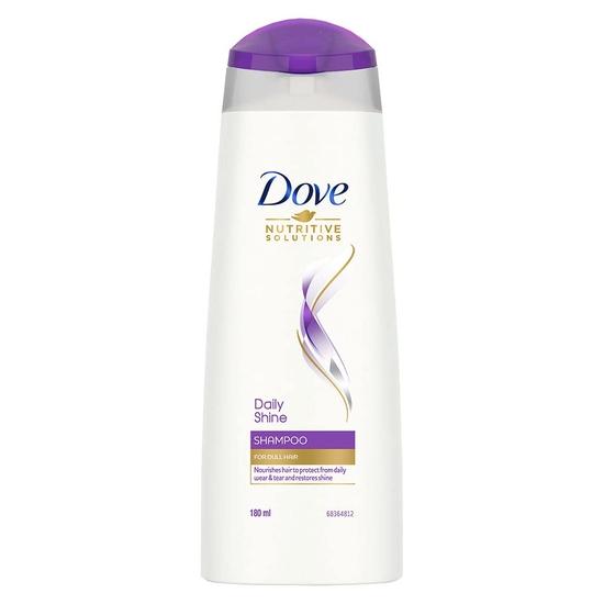 

Шампунь Dove Daily Shine - Для тусклых и пушащихся волос, делает волосы мягкими, блестящими и гладкими, 180 мл