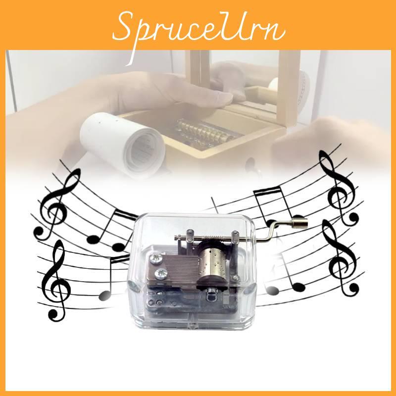 Minimalistische Acryl-Musikbox DIY-Spielzeug für Schüler und als Weihnachtsgeschenk