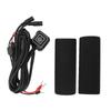 Motorcycle Heating Handle Cover 5 Gears Memory Temperature Control Silicone Electric Heated