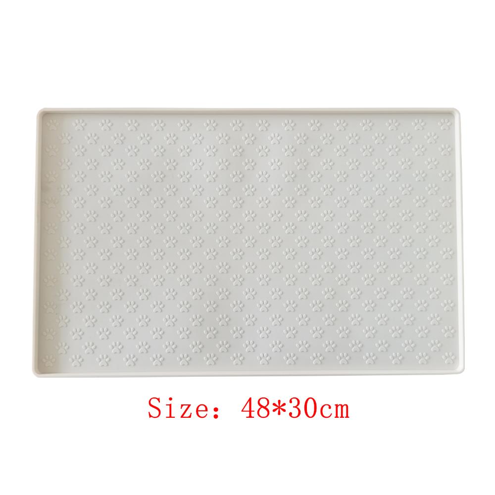 Silicone Pet Food Mat Dog Cat Clacemat For Puppy Bowl Pad Dogs Cats Waterproof Feeding Mat Non-slip Pet Excrement Pads Winter