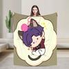 Love and Deepspace Sylus Chibi Blanket Quality Warm Soft Bedding Throws Winter Airplane Travel Home Decor Pattern Bedspread