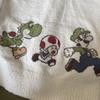 GELATO PIQUE X Super Mario Bros Unisex Cardigan White Long Sleeve Used Good FS