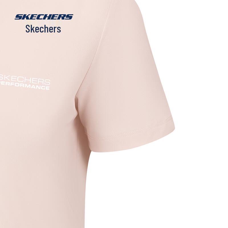 Skechers Women's Casual Knit Short Sleeve Polo Shirt