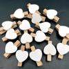 Wooden Colored Love Wooden Clip Kindergarten Classroom Children'S Handmade Heart-Shaped Diy Decorative Wooden Clip