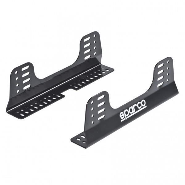 Fixations laterales SPARCO en acier - Unique FIA