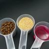 5PCS Transparent Milk Powder Spoon With Scale Flat-bottomed Spoon  Kitchen Baking