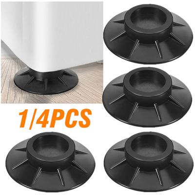 4 Stück Anti-Vibrations-Füße, Gummibeine, Slipstop, geräuscharme, rutschfeste Unterlage für Waschmaschinen-Stützdämpfer, Ständer, rutschfeste Unterlage