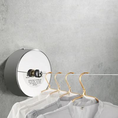 Retractable Clotheslines Laundry Hanger Clothes Dryer Organizer Stainless Steel Clothes Drying Rack Rope Home Storage
