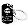 Creative Minimalist Keychain Spanish Key Pendant Metal Stainless Steel Laser Key Ring Stainless Steel Keychain for Backpack Bag Pendant
