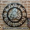Gear Wall Clock Retro Wooden Living Room Wall Watch Art Design Bedroom Decorative Clocks Creative Large Round Silent Clocks