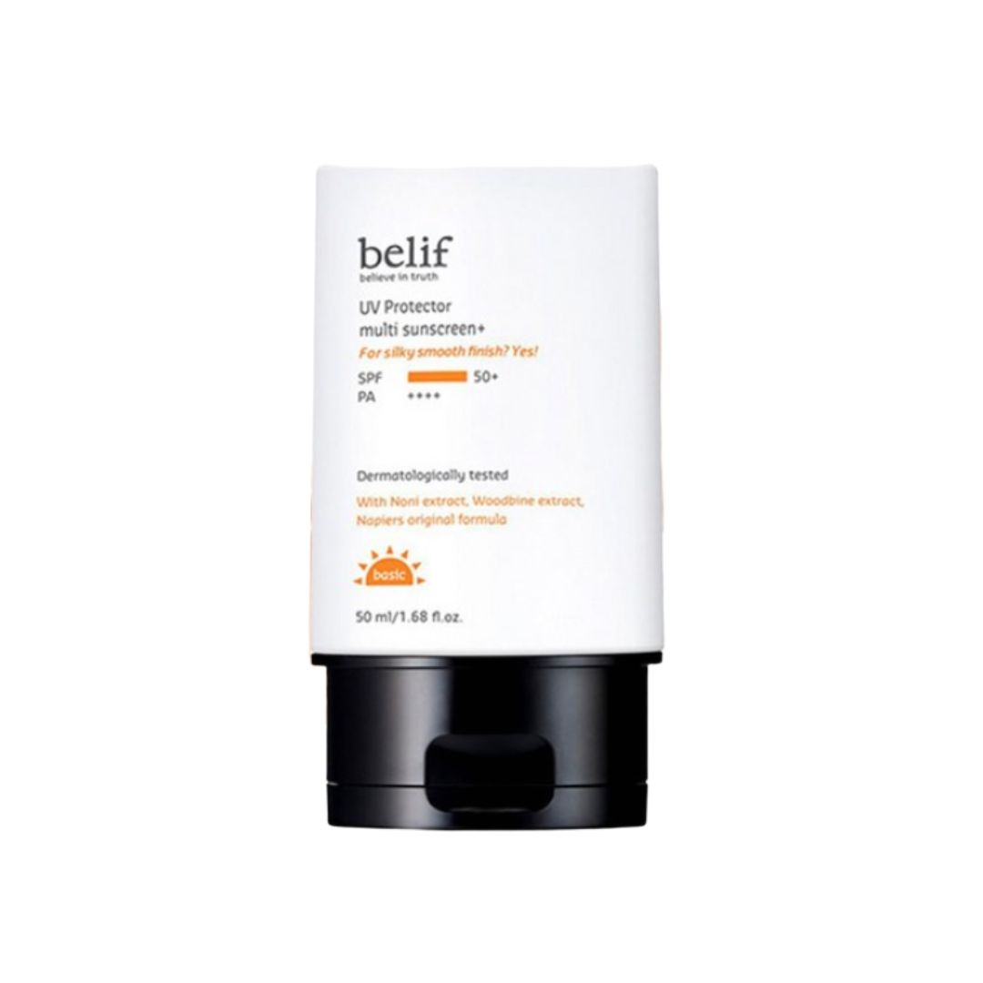 belif UV Protector Multi Sun Screen Plus SPF50+ PA++++ Broad-Spectrum Sun Protection 50ml