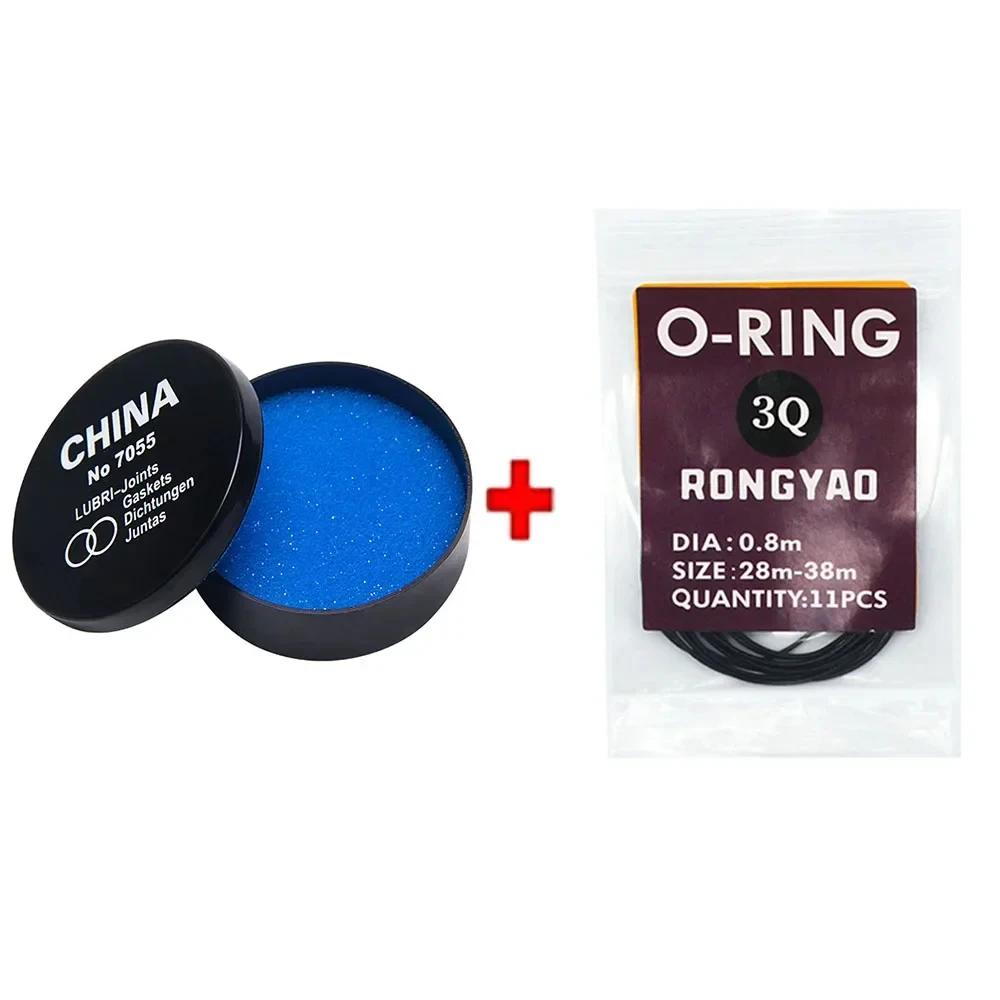 Watch Repair Tools 1box Watch Case Rubber Waterproof O-Ring Oil-resistant Watch Bottom Cover Gasket 0.5/0.6mm O-Ring Seal Gasket