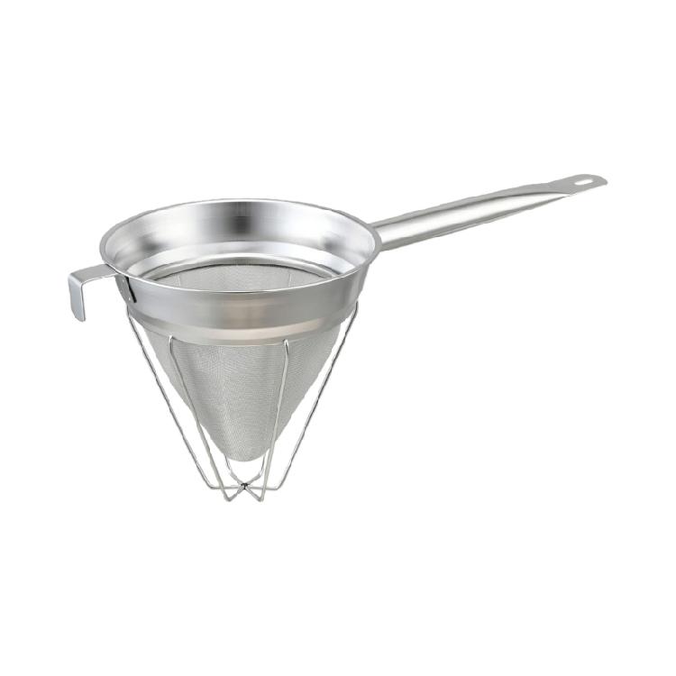 

Professional Stainless Steel Conical Sieve Fine Mesh Coned Bouillon Strainer For Efficient Liquid And Particle Filtration
