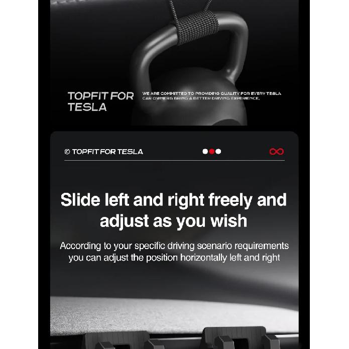 Fit For Tesla Model Y Juniper Model 3 Highland 2025 Instrument Panel Hook Multi functional Accessories Silicone Phone Stand