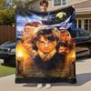 1pc Harry Potter Hogwarts School of Witchcraft and Wizardry Outdoor Flannel Throw Blanket All Season Soft Warmth,Home Decor 1031151