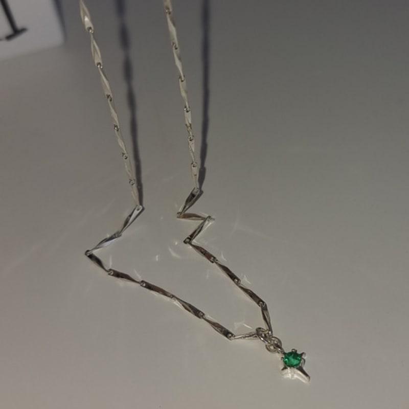

Atelier Darin Planet Necklace (birthstone) Platinum plating (925 silver) (15,000 won)