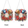 Independence Day 2D Flat DIY Acrylic Rhinestone Diamond Art Window Pendants Diamond Painting Set Diamond Art Pendant Home Decor