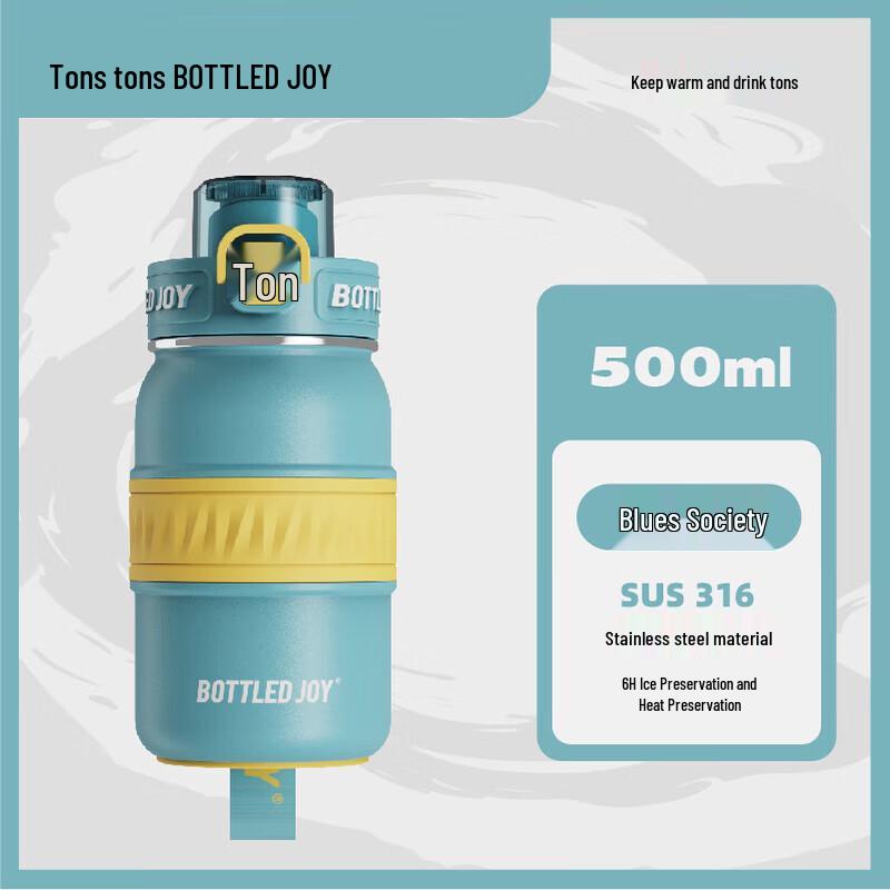 TonTon 316SS Insulated Water Bottle with Pop-Up Lid